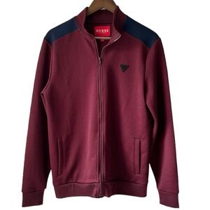 GUESS Men’s Zip Up Quilted Jacket | Size Small